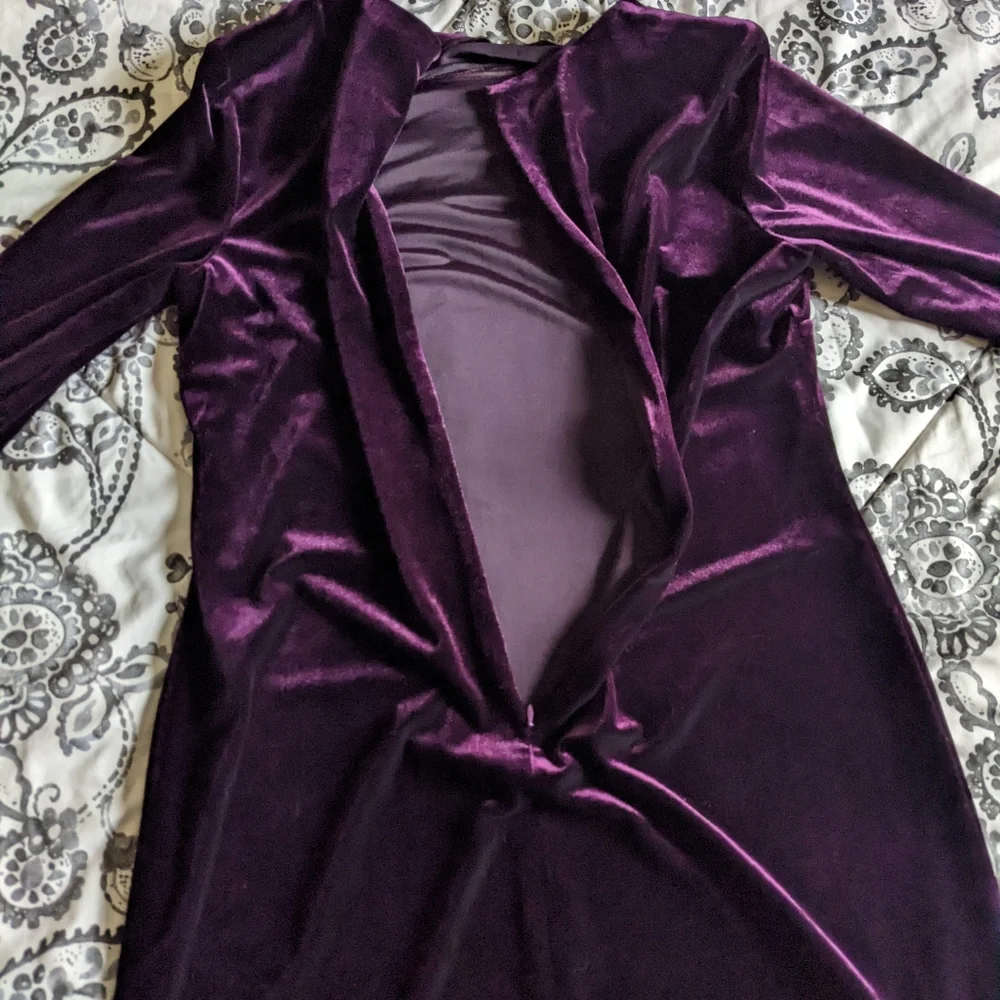 Calvin Klein Velvet Dress - Picture 8 of 8